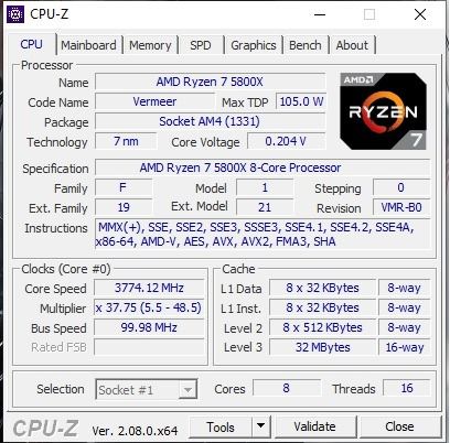 AMD RYZEN 7 5800X RADEON RX6600XT 8G Ram 16 Ssd 250 Hdd 1T รูปที่ 9