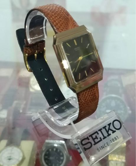 Vintage Seiko Dolce Tungsten Carbide Tank Watch รูปที่ 3