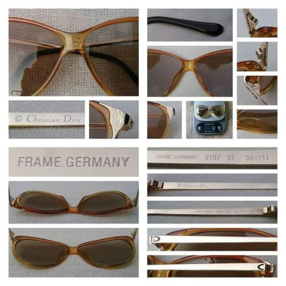 แว่นตาลักซ์ชัวรีแบรนด์ฝรั่งเศสแถวหน้าของโลก 'คริสเตียน ดิออร์ ปารีส' โมเดลแคทอาย–คลาสสิค กรอบอ็อพทิล–สีอำพัน–โปร่งแสง เลนส์กระจกคริสตัลญี่ปุ่น 'NIKKEN' โดย NIKON..Authentic Vintage CHRISTIAN DIOR handcrafted in Germany รูปที่ 4