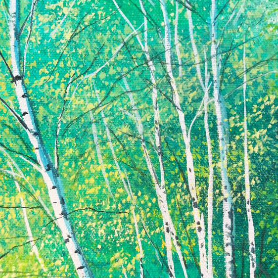 ภาพสีน้ำมัน ในฤดูร้อน Summer 
สีน้ำมันบนผ้า สวย สะท้อน ป่าในทวีปยุโรปได้อย่างลงตัว  ทุกอย่างเขียวชอุ่ม ไปหมด บรรจุในกรอบไม้แท้ ครับ รูปที่ 5
