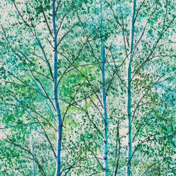 ภาพสีน้ำมัน ในฤดูร้อน Summer 
สีน้ำมันบนผ้า สวย สะท้อน ป่าในทวีปยุโรปได้อย่างลงตัว  ทุกอย่างเขียวชอุ่ม ไปหมด บรรจุในกรอบไม้แท้ ครับ รูปที่ 7