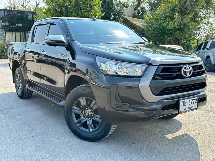 Toyota Hilux Revo 2020 2.4 Entry Pickup ดีเซล ไม่ติดแก๊ส เกียร์ธรรมดา ดำ