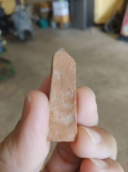 พระเนื้อดิน(พระพิมพ์พระสวรรค์ยืนหรือพระปางลีลากำแพงทุ่งเศรษฐี(280309)(พระใหม่)(ไม่ทราบพระเกจิที่สร้าง))พระบ้านพระเครื่องรางของมงคล รูปที่ 4