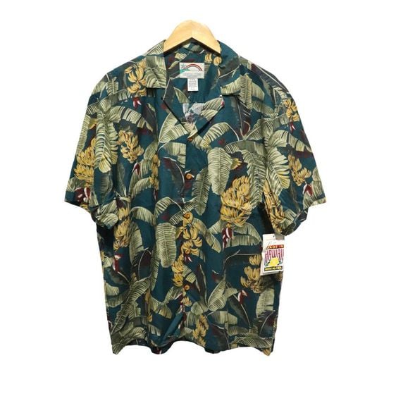 แขนสั้น Paradise found (made in hawaii ) เสื้อฮาวาย hawaii aloha shirt