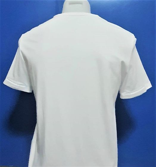 AX Armani Exchange text logo t-shirt in white for Men รูปที่ 5