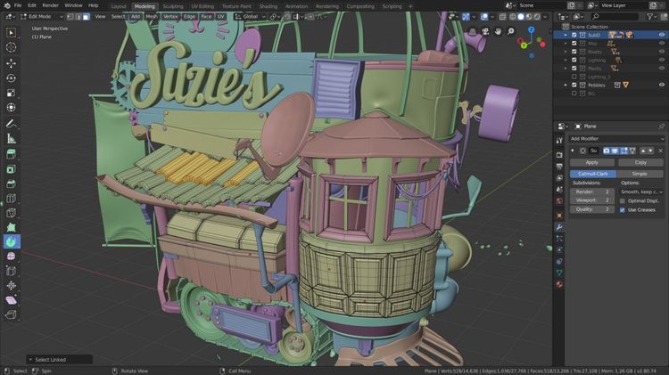 ให้ เช่าคอมพิวเตอร์ งาน 2D 3D สถาปัตยกรรม วิศวกรรม SketchUp D5 SolidWorks Inventor Ansys Abaqus Finite Simulation  รูปที่ 7