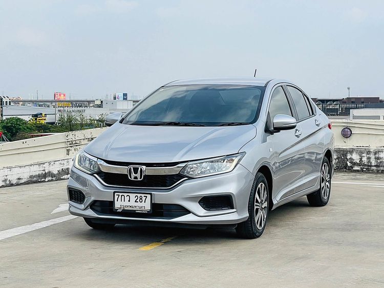 Honda City 2018 1.5 V Sedan เบนซิน ไม่ติดแก๊ส เกียร์อัตโนมัติ เทา รูปที่ 1
