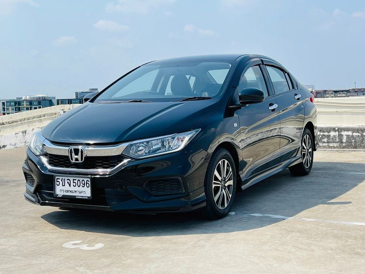 Honda City 2018 1.5 V Plus i-VTEC Sedan เบนซิน ไม่ติดแก๊ส เกียร์อัตโนมัติ ดำ รูปที่ 1