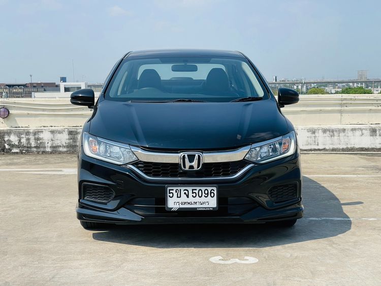 Honda City 2018 1.5 V Plus i-VTEC Sedan เบนซิน ไม่ติดแก๊ส เกียร์อัตโนมัติ ดำ รูปที่ 2
