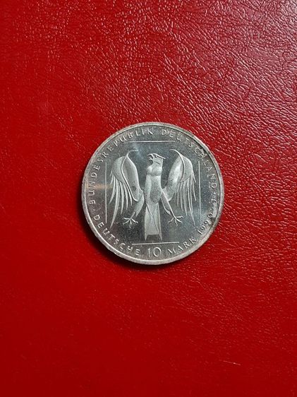 เหรียญเงิน 10 Mark เยอรมันที่ระลึก 100 ปี หนัก 15.5 กรัม 2 เหรียญ ของใหม่ไม่ผ่านใช้เก่าเก็บ 1,250บาทรวมส่ง รูปที่ 4