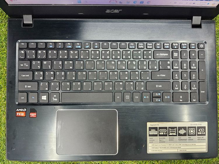 ขาย Notebook Acer E5-533G จอ 15 นิ้ว AMD FX-9800P RAM 8 SSD 120 HDD 1 TB มือ2 สภาพสวย แบตเก็บไฟ มีการ์ดจอ 4900 บาท ครับ รูปที่ 3