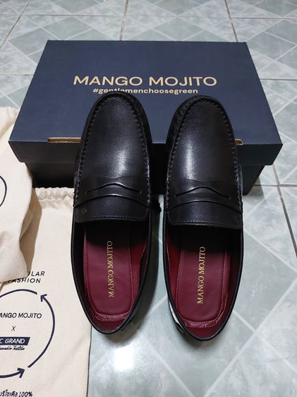 ขายรองเท้าหนังสีดำ Mango Mojito หนังแท้สวยมาก ใส่ทำงานใส่เที่ยว รูปที่ 10
