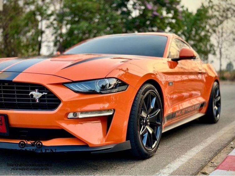 Ford Mustang 2020 2.3 Ecoboost High Performance Sedan เบนซิน ไม่ติดแก๊ส เกียร์ธรรมดา ส้ม รูปที่ 4