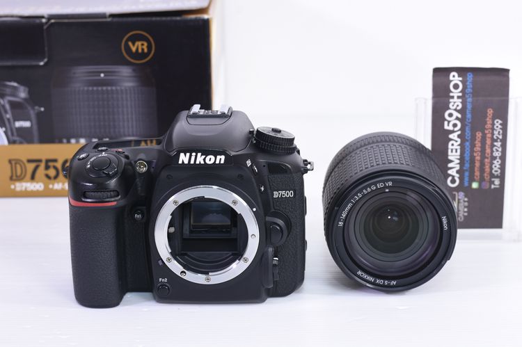 รุ่นใหม่สุด Nikon D7500 Lens 18-140mm. 4K WiFi ไม่มีตำหนิ ของแถมเยอะ  รูปที่ 3
