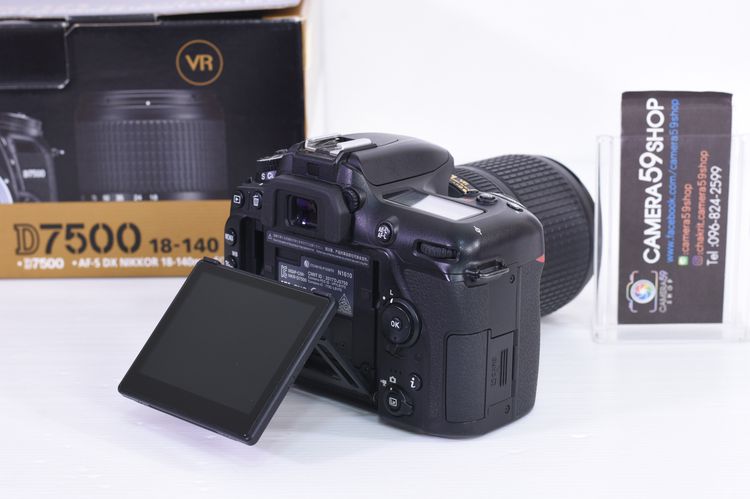 รุ่นใหม่สุด Nikon D7500 Lens 18-140mm. 4K WiFi ไม่มีตำหนิ ของแถมเยอะ  รูปที่ 9