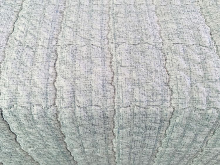 ผ้าปูรองนอน (แบบหนา) ขนาด 5ฟุต เอิร์ธโทนสีฟ้าลายทาง สไตล์โมเดิร์น ยี่ห้อ Woman Sense (สภาพใหม่) มือสองสภาพดี สินค้าญี่ปุ่น-เกาหลีแท้ รูปที่ 6