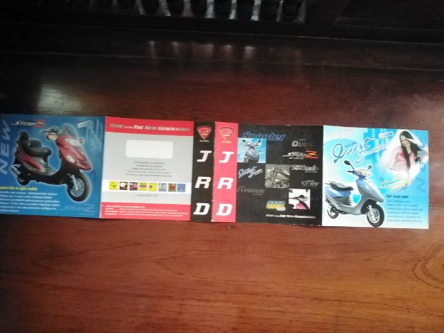 ขาย​เหมา​โบ​รชัวร์​รถจักร​ยานยนต์​ JRD​และ​TIGER​ฯ รูปที่ 3