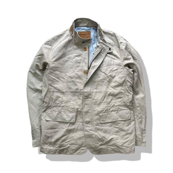 Massimo Dutti Light Brown Cloth Jacket รอบอก 46”  รูปที่ 1