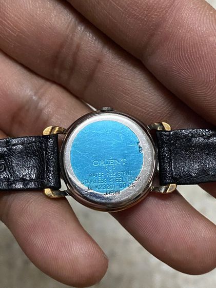 นาฬิกายี่ห้อ ORIENT  ควอทซ์ ของแท้มือสอง ทองวินเทจ  ขนาดเรือน 23 มิลลิเมตร  650฿ รูปที่ 2