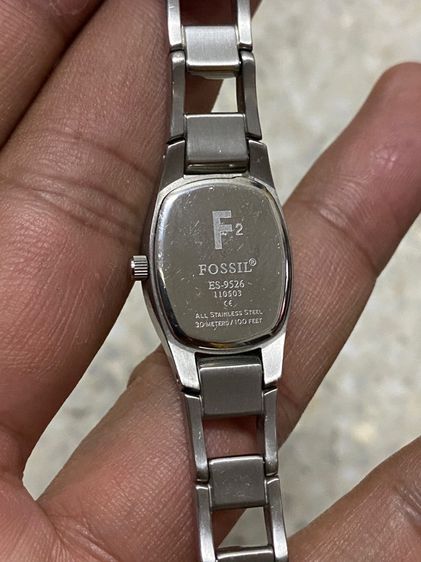 นาฬิกายี่ห้อ FOSSIL  ควอทซ์  ของแท้มือสอง สแตนเลสสายยาว 6 นิ้วครึ่ง  850฿ รูปที่ 3