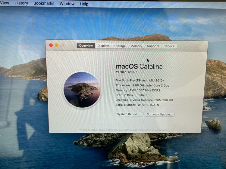 Macbook Pro Mid 2010 จอ 13" อัพ SSD 500gb แล้ว ใช้งานปกติ รูปที่ 4