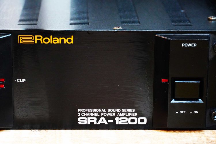 งานญี่ปุ่น Roland SRA-1200 (JAPAN) 2แชนแนล พาวเว่อร์แอมป์ 60W+60W RMS รูปที่ 3