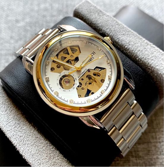 Automatic Skeleton Vintage Watch รูปที่ 1