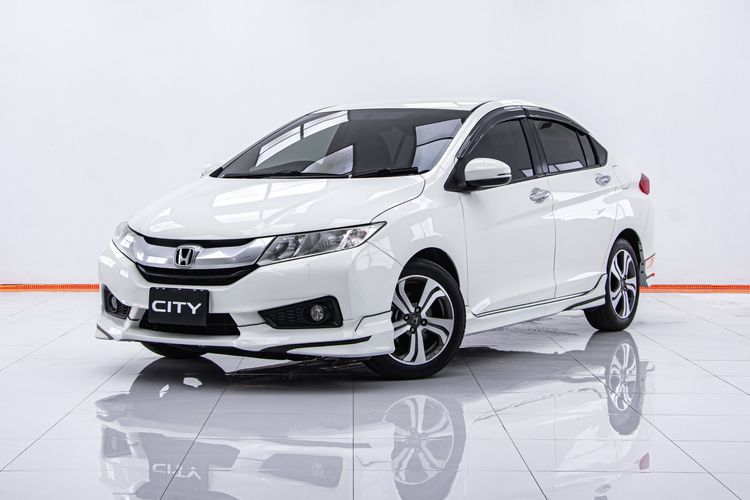 Honda City 2015 1.5 Sv Plus i-VTEC Sedan เบนซิน ไม่ติดแก๊ส เกียร์อัตโนมัติ ขาว รูปที่ 4
