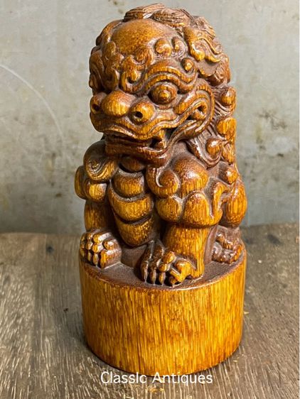 ตราประทับสิงห์ แกะสลัก รูปที่ 5