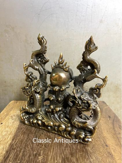 มังกร คู่ทองเหลืองกลาง รูปที่ 3