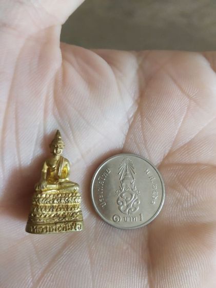 พระเนื้อกะไหล่ทองพิมพ์เล็ก(พระรูปหล่อพระหลวงพ่อทันใจ(วัดพระธาตุดอยสุเทพ)(จังหวัดเชียงใหม่))พระบ้านพระเครื่องรางของมงคล รูปที่ 12