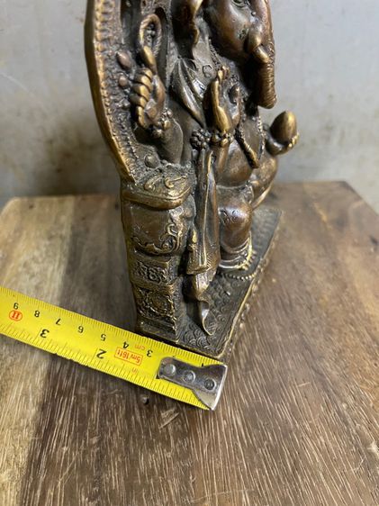 พระพิฆเนศ ทองเหลืองสะสมA5 รูปที่ 8