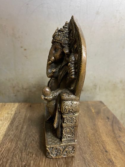 พระพิฆเนศ ทองเหลืองสะสมA5 รูปที่ 4