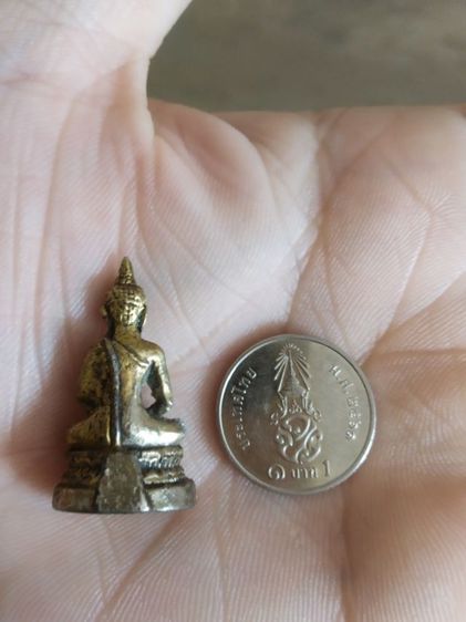 พระเนื้อกะไหล่ทองพิมพ์เล็ก(พระรูปหล่อพระประจำวันพฤหัสบดี(ไม่ทราบอายุไม่ทราบพระเกจิที่สร้าง))พระบ้านพระเครื่องรางของมงคล รูปที่ 9