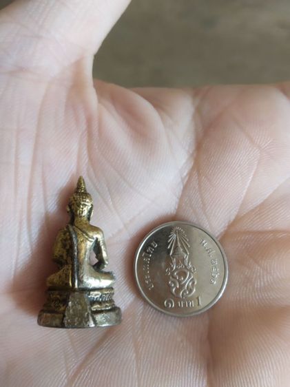 พระเนื้อกะไหล่ทองพิมพ์เล็ก(พระรูปหล่อพระประจำวันพฤหัสบดี(ไม่ทราบอายุไม่ทราบพระเกจิที่สร้าง))พระบ้านพระเครื่องรางของมงคล รูปที่ 11