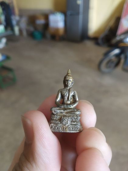 พระเนื้อกะไหล่ทองพิมพ์เล็ก(พระรูปหล่อพระประจำวันพฤหัสบดี(ไม่ทราบอายุไม่ทราบพระเกจิที่สร้าง))พระบ้านพระเครื่องรางของมงคล รูปที่ 3