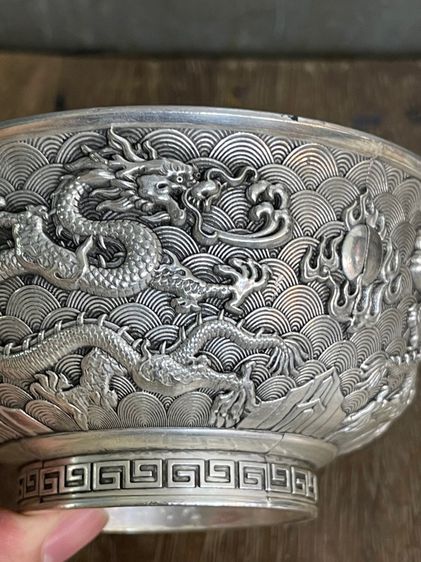 ถ้วยน้ำชา มังกรกะไหล่เงินA3 รูปที่ 4