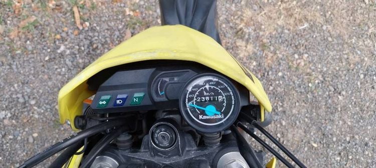 💨💚 ขาย วิบาก Kawasaki D-Tracker 150 cc  รถรุ่นปี 2016 สีเหลืองดำ 💚💨 รูปที่ 3