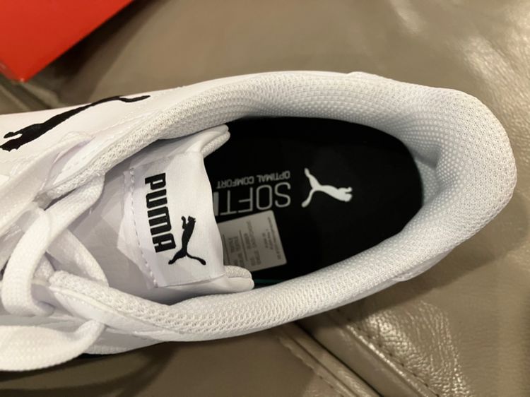 ของใหม่ รองเท้าผ้าใบ Puma รุ่น Smash Cat L White-Black ของแท้ Size UK10.5 US11.5 EUR45 29.5CM. รูปที่ 9