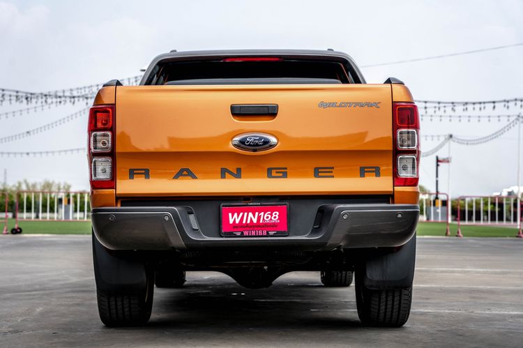 Ford Ranger 2016 3.2 Wildtrak 4WD Pickup ดีเซล ไม่ติดแก๊ส เกียร์อัตโนมัติ ส้ม รูปที่ 3