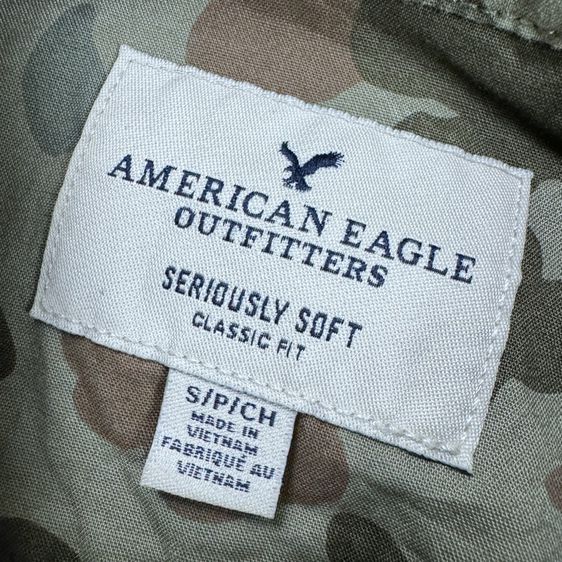 เสื้อเชิ้ต American Eagle​ Camo Size S รูปที่ 2