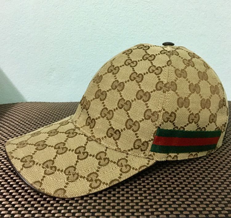 ขายหมวก Gucci cap มือสองของแท้ สภาพเหมือนใหม่ ใช้น้อย Size S 57 รูปที่ 2