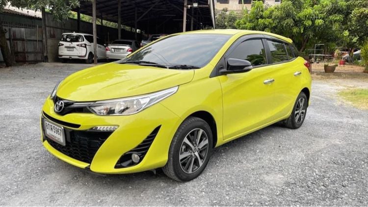 Toyota Yaris 2019 1.2 G Sedan เบนซิน ไม่ติดแก๊ส เกียร์อัตโนมัติ เหลือง รูปที่ 3