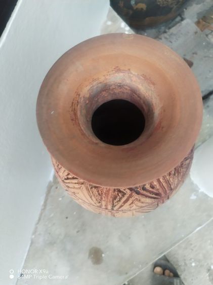 แจกัน​ดิน​เผา​ด่านเกวียน​ ของ​เก่า​สะสม รูปที่ 5