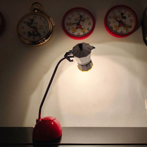 โคมไฟ หม้อกาแฟ Moka Pot ดีไซน์สวยๆ หลอด LED ประหยัดไฟไม่ร้อน  รูปที่ 9