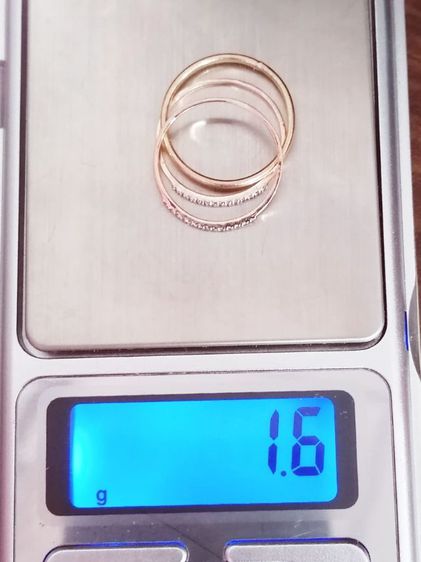 (คุณChaiwatจองแล้วค่ะ)​ส่งต่อแหวนทองแท้พิ้งค์โกลด์และ10 k 3 วง เก๋ๆ สวยๆ รูปที่ 12