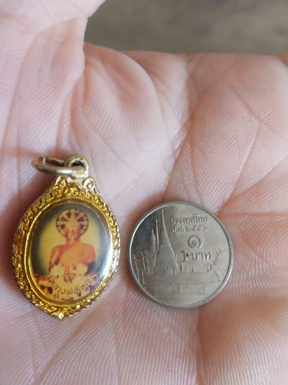 พระเหรียญ(เหรียญล็อกเก็ตพระหลวงพ่อใหญ่หลังพระนางกวักเก่า(ไม่ทราบอายุหรือพระเกจิที่สร้าง))พระบ้านพระเครื่องรางของมงคล รูปที่ 6