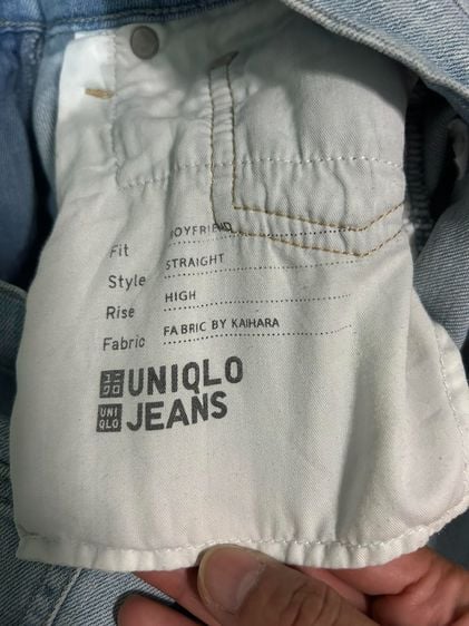 🌈 Uniqlo(ยูนิโคล่) กางเกงยีนส์ ป้ายtagดำ 👉แบรนด์แท้💯แบรนด์ดัง💯🌈 รูปที่ 9