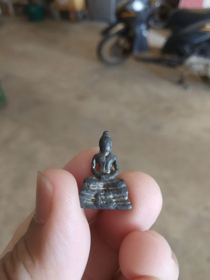 พระเนื้อโลหะพิมพ์เล็ก(พระรูปหล่อเนื้อโลหะพิมพ์พระพุทธ(300303)(ไม่ทราบพระเกจิที่สร้าง))พระบ้านพระเครื่องรางของมงคล รูปที่ 9