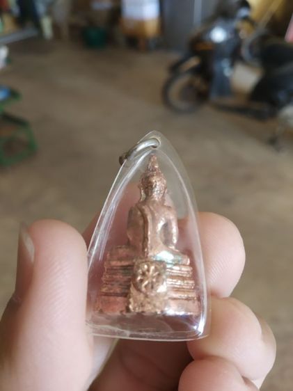 พระเนื้อกะไหล่(พระรูปหล่อพระพิมพ์พระพุทธโสธรเนื้อกะไหล่ออกแดงอ่อนๆ(300306)(ไม่ทราบพระเกจิที่สร้าง))พระบ้านพระเครื่องรางของมงคล รูปที่ 7